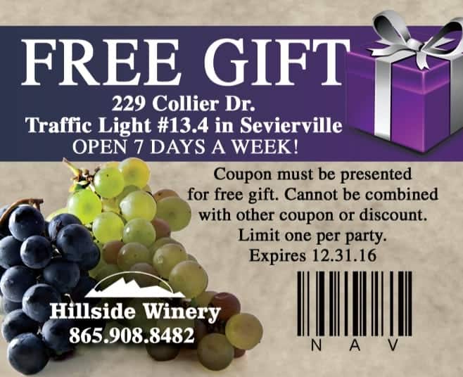 Hillside Winery Sevierville TN