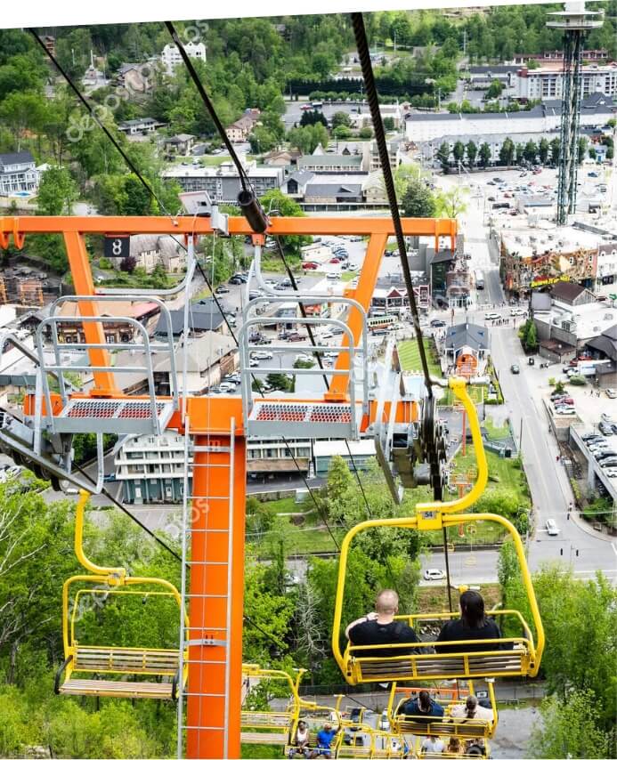 skylift in Gatlinburg