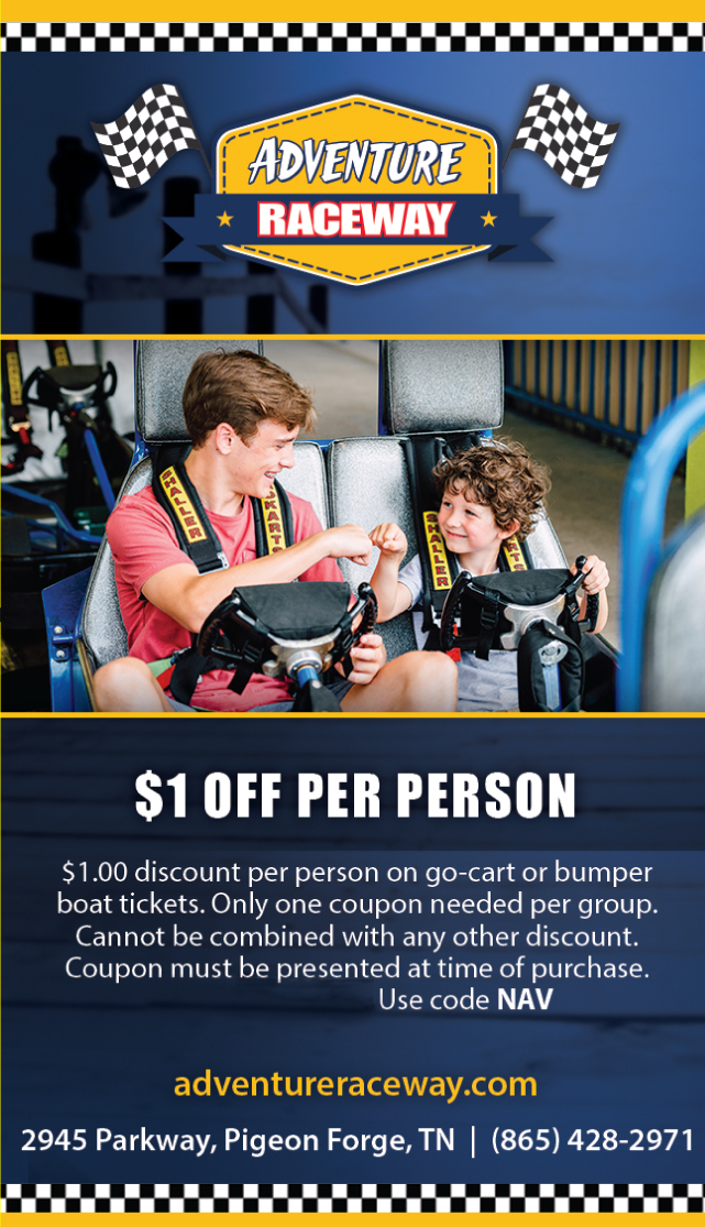 Adventure Raceway Coupon $1 Off