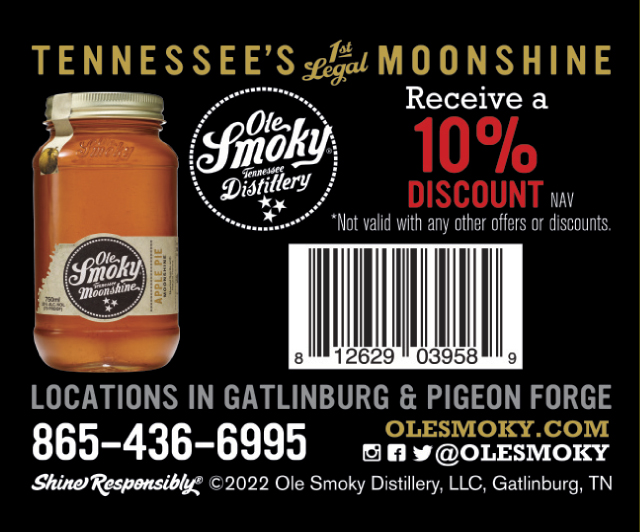 Ole Smoky Moonshine Barn Coupon
