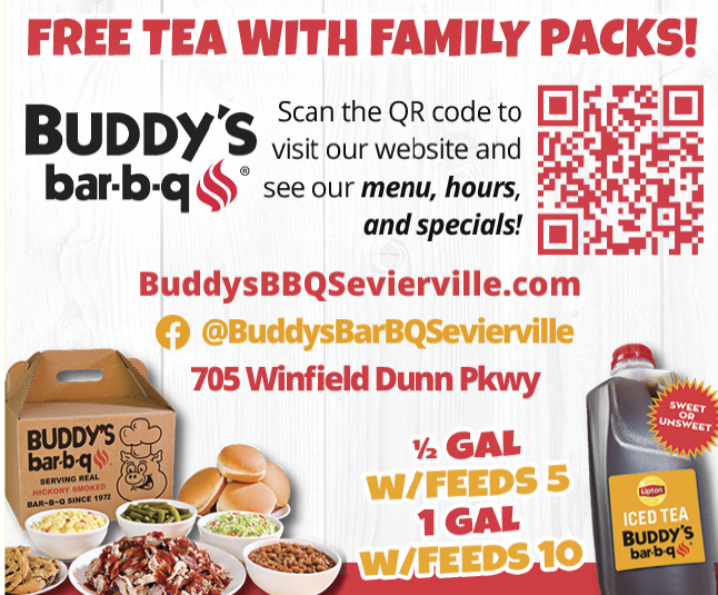 Buddy's bar b que deals