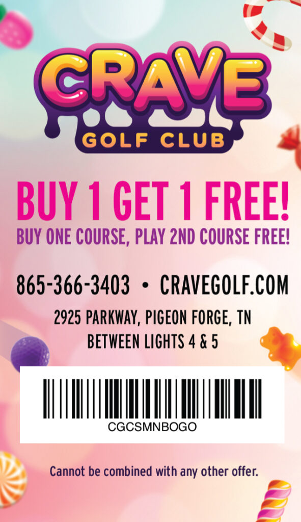 Crave Golf Club Coupon