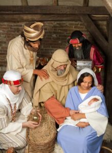 Live nativity scene