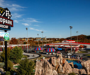 NASCAR SpeedPark Smoky Mountains view from above