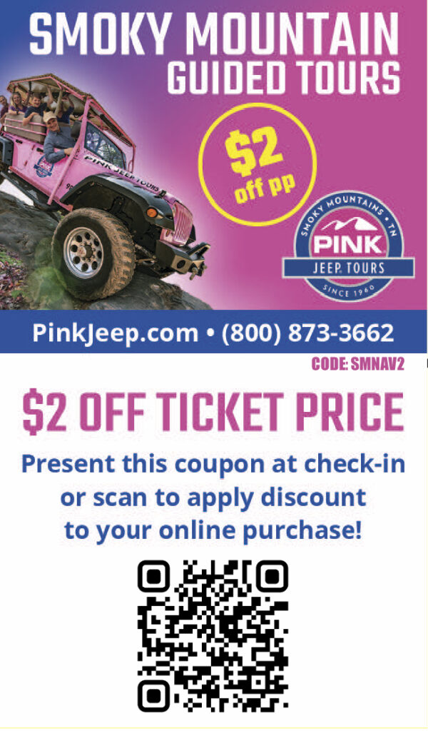 pink jeep tour in gatlinburg