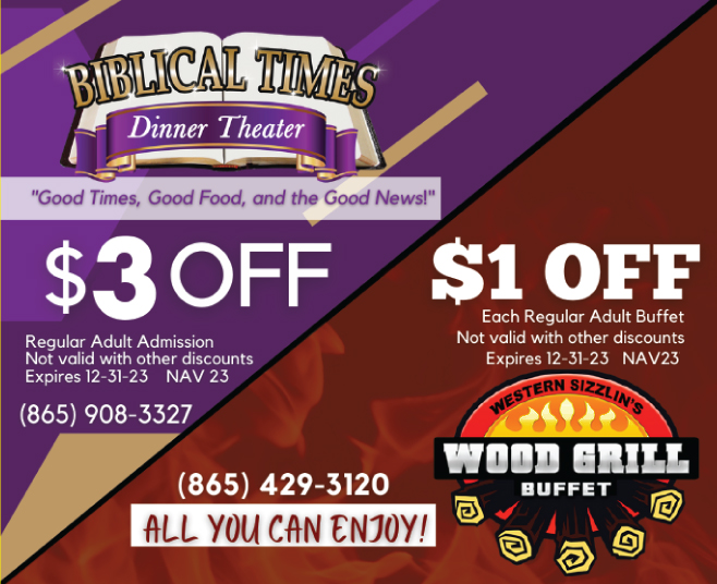 Wood Grill Buffet - Smoky Mountain Navigator - Coupons and Things to Do in  Pigeon Forge