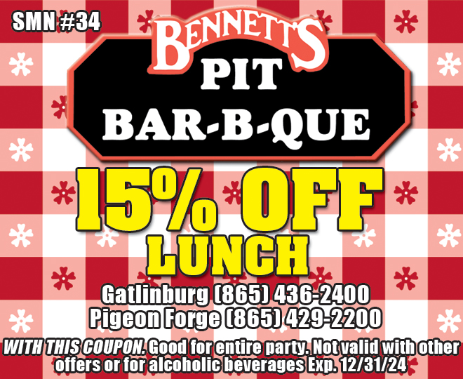 Bennett’s Pit Bar-B-Que Gatlinburg Coupon