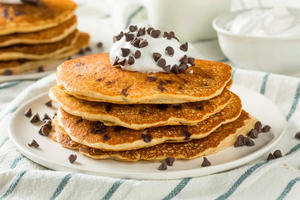 chocolate chips pancakes