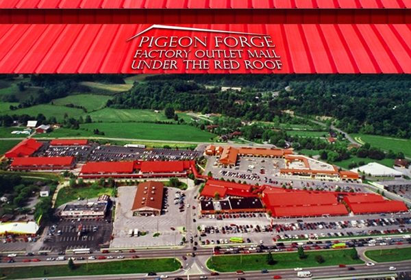 Pigeon Forge Factory Outlet Mall overlook