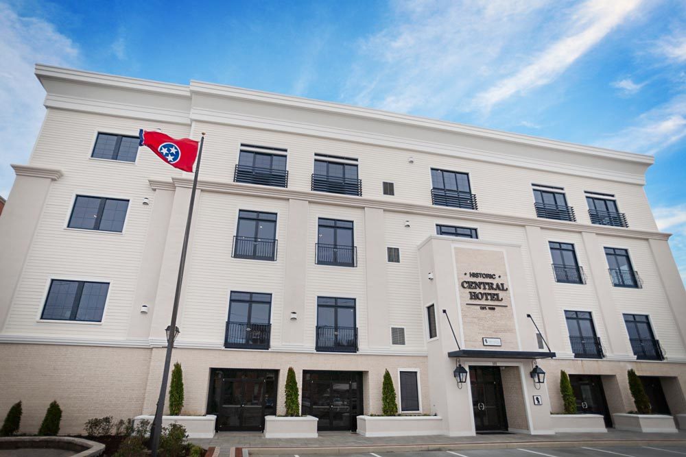 The Central Hotel Sevierville facade