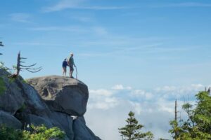 Hikers in the Great Smoky Mountains on Rocky Top