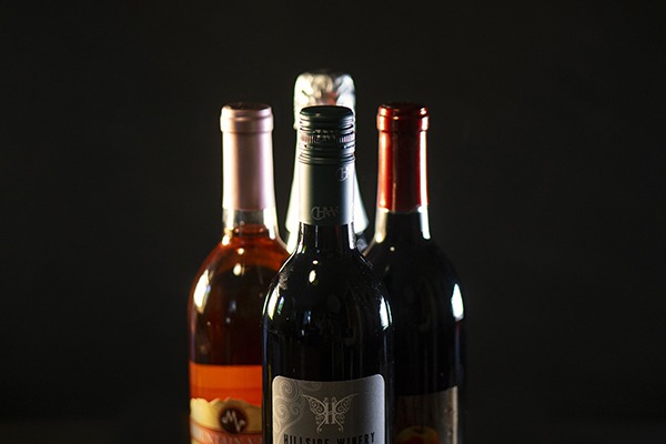 bottles of wine
