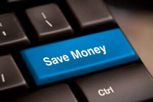 save money button for downloadable coupons