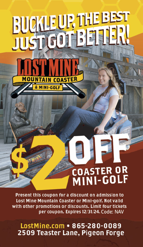 Lost Mine Mountain Coaster Coupon