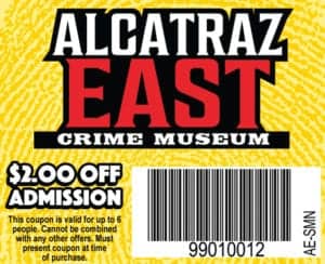 Alcatraz East Crime Museum coupon