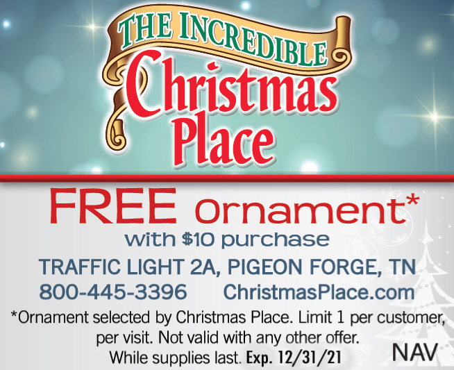 The Incredible Christmas Place Coupon | Christmas Shopping Pigeon Forge