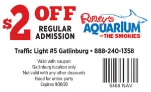 Ripley's Aquarium of the Smokies coupon Ripley's Aquarium of the Smokies coupon