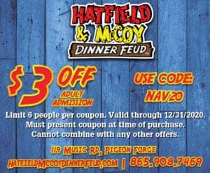 Hatfield & McCoy Dinner Show coupon Hatfield & McCoy Dinner Show coupon