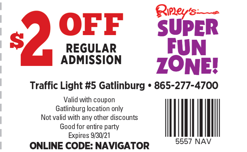 Ripley's Super Fun Zone coupon Ripley's Super Fun Zone coupon