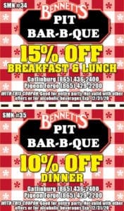 Bennett's Bar-B-Que coupon Bennett's Bar-B-Que coupon