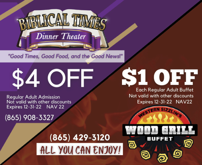 Biblical Times Dinner Theater coupon