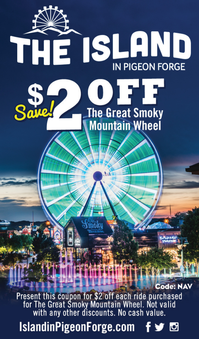 The Island in Pigeon Forge coupon