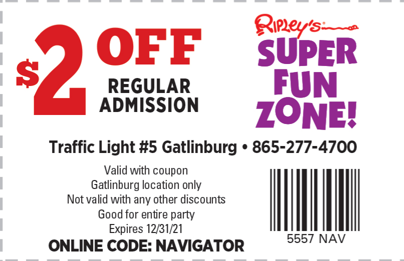 Ripley's Super Fun Zone coupon Ripley's Super Fun Zone coupon