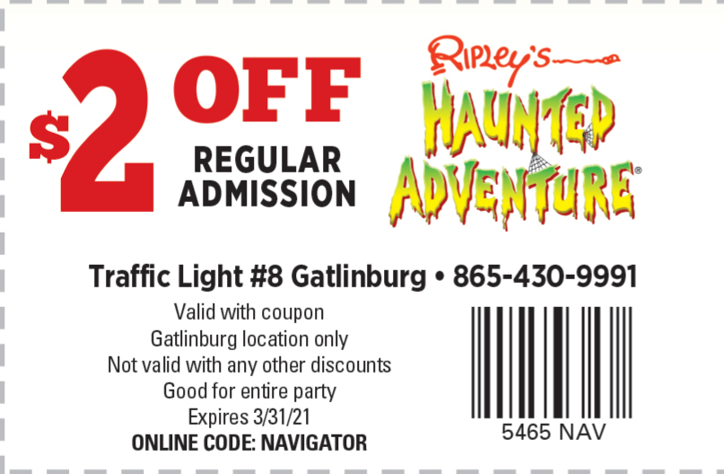Ripley's Haunted Adventure coupon Ripley's Haunted Adventure coupon
