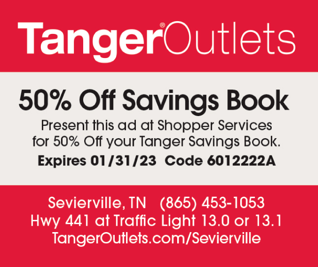 Tanger Five Oaks Mall CouponOutlet Shopping Smoky Mountains Smoky