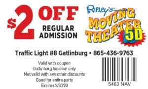 Ripley's Moving Theater 5D coupon Ripley's Moving Theater 5D coupon