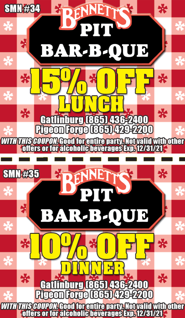 Bennett's Bar-B-Que coupon Bennett's Bar-B-Que coupon