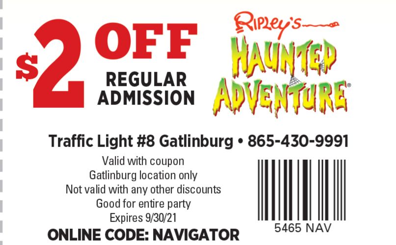 Ripley's Haunted Adventure coupon Ripley's Haunted Adventure coupon